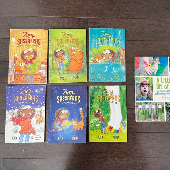 Zoey and Sassasfras books 1-6 plus A little Bit of Dirt - Picture 1 of 2